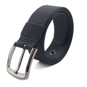 Unisex Military Style Canvas Pin Buckle Belt