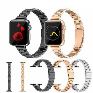 Brushed Stainless Steel iWatch Link Straps