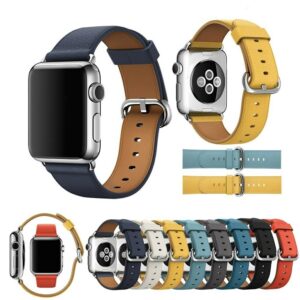 Faux Leather Sports iWatch Strap