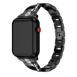 Crystal Stainless Steel iWatch Strap