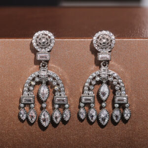 Embellished drop earrings