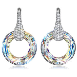Multi Color Crystal Earrings