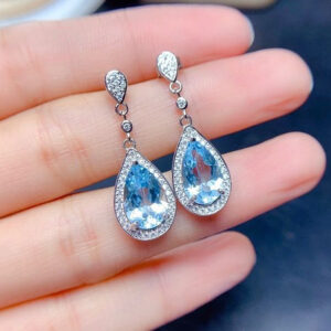 Sea Blue Drop Earrings